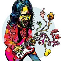 John Frusciante - Text and illustration for VUmtre Magazine, 2019