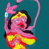 Painting- Wonder Woman Gone Wild